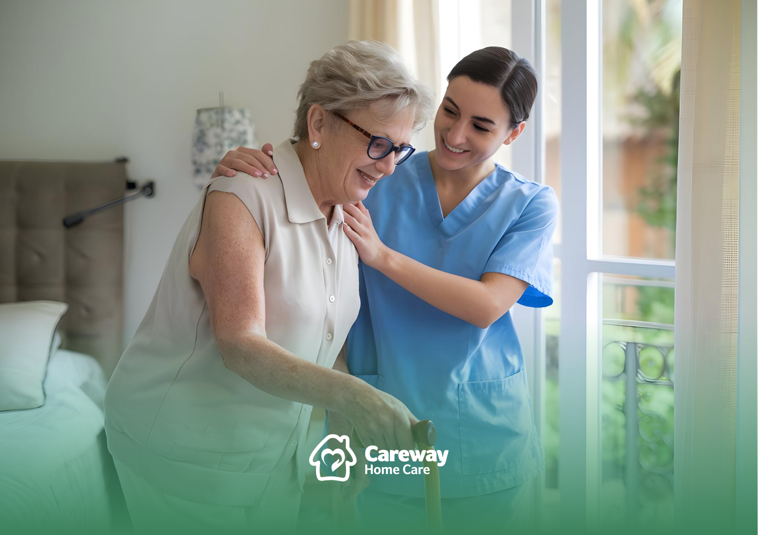 Preparing a senior parent for home care services