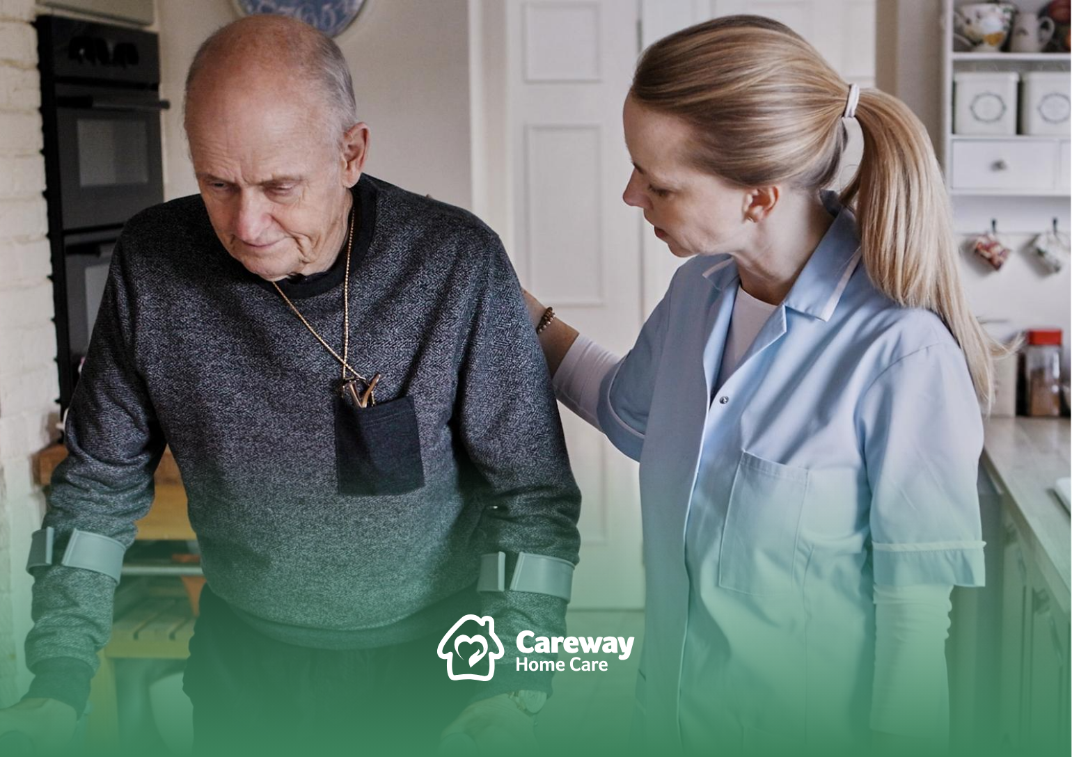 Senior receiving home care vs assisted living comparison