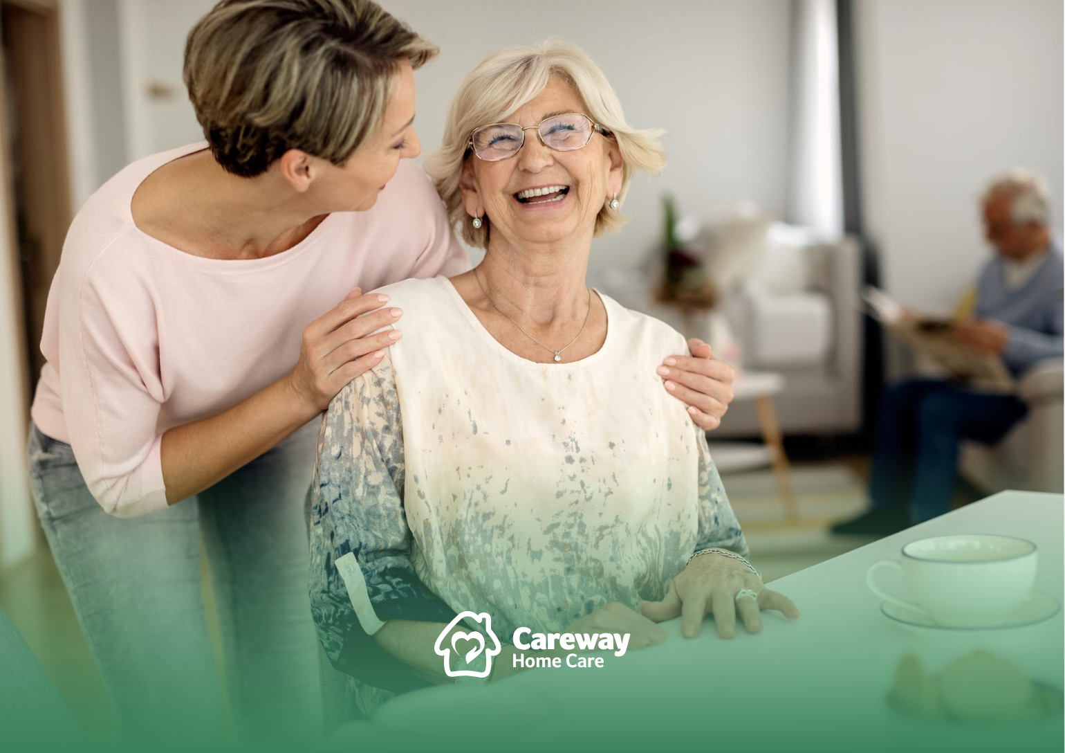 Senior staying socially connected and engaged